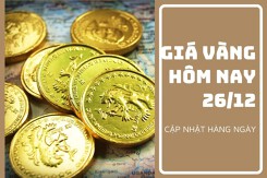 Giá vàng hôm nay 26/12: Điều chỉnh tăng 100.000 đồng/lượng trong sáng đầu tuần