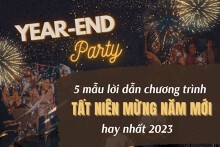 5 mẫu lời dẫn chương trình tất niên mừng năm mới hay nhất 2023