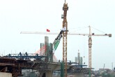 Cầu Vĩnh Phú nối Vĩnh Phúc - Phú Thọ đã hoàn thành 75%