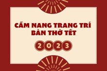 Cẩm nang trang trí bàn thờ Tết 2023