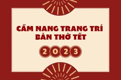 Cẩm nang trang trí bàn thờ Tết 2023
