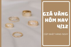 Giá vàng hôm nay 4/12: Vàng SJC tăng giảm không đồng nhất 50.000 - 400.000 đồng/lượng trong tuần qua