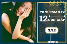 Tử vi hàng ngày hôm nay của 12 con giáp 3/12/2022: Thân tài lộc tăng tiến, Sửu tình duyên nhiều biến động