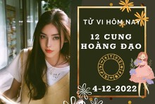 Tử vi hôm nay của 12 cung hoàng đạo ngày 4/12/2022: Kim Ngưu công việc bất cẩn, Ma Kết tài lộc tích cực