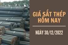 Giá sắt thép xây dựng hôm nay 30/12: Tăng trở lại, đạt mức 4.097 nhân dân tệ/tấn