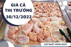 Giá cả thị trường hôm nay 30/12/2022: Thịt gà vẫn được giảm giá tại Bách Hóa Xanh