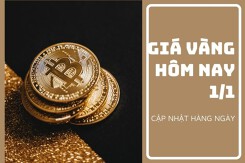 Giá vàng hôm nay 1/1: Vàng SJC giao dịch quanh ngưỡng 66,8 triệu đồng/lượng
