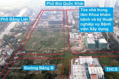 Những tuyến đường đang và sẽ mở qua khu đô thị mới Tây Nam Linh Đàm