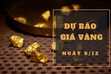 Dự báo giá vàng 6/12: Duy trì biến động nhẹ?