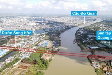 Nam Định: Cận cảnh vị trí bắt đầu xây cầu qua sông Đào trị giá 1.200 tỷ đồng