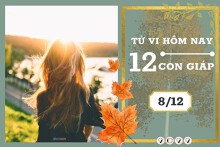 Tử vi hàng ngày hôm nay của 12 con giáp 8/12/2022: Sửu tài lộc tiến triển, Ngọ tình duyên tốt đẹp