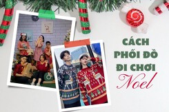11 cách phối đồ đi chơi, chụp hình Noel cho nam, nữ ấn tượng năm 2022