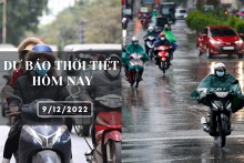 Dự báo thời tiết hôm nay 9/12/2022: Hà Nội có mưa, trời rét, Đà Nẵng mưa to vào sáng sớm, TP HCM chiều tối mưa rào