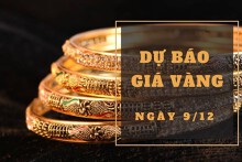 Dự báo giá vàng 9/12: Khả năng quay lại đà giảm theo thị trường thế giới?