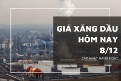 Giá xăng dầu hôm nay 8/12: Giảm ngày thứ ba liên tiếp