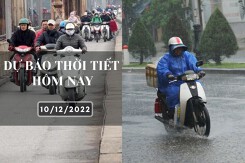 Dự báo thời tiết hôm nay 10/12/2022: Hà Nội mưa nhỏ rải rác, Đà Nẵng sáng có mưa vừa, TP HCM không mưa