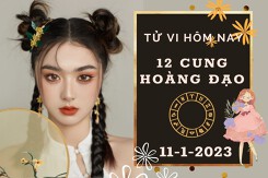 Tử vi hôm nay của 12 cung hoàng đạo ngày 11/1/2023: Cự Giải công việc rắc rối, Song Ngư tài lộc hao hụt