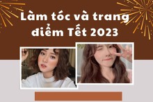 Mách bạn các kiểu tóc, cách trang điểm đẹp đón Tết 2023