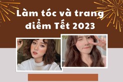 Mách bạn các kiểu tóc, cách trang điểm đẹp đón Tết 2023