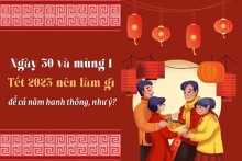 Ngày 30 và mùng 1 Tết 2023 nên làm gì để cả năm hanh thông, như ý?