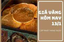 Giá vàng hôm nay 13/1: Điều chỉnh tăng từ 50.000 đồng/lượng đến 150.000 đồng/lượng