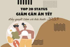 Top 40 status giảm cân ăn Tết đầy quyết tâm và hài hước nhất 2026