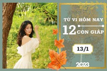 Tử vi hàng ngày hôm nay của 12 con giáp 13/1/2023: Thân tài lộc ổn định, Thìn tình duyên bất hòa