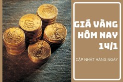 Giá vàng hôm nay 14/1: Tăng giảm trái chiều từ 100.000 đồng/lượng đến 150.000 đồng/lượng cuối tuần