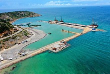 Tiến độ của dự án cảng tổng hợp Cà Ná tại Ninh Thuận