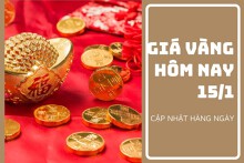 Giá vàng hôm nay 15/1: Vàng SJC điều chỉnh cao nhất 150.000 đồng/lượng trong tuần qua