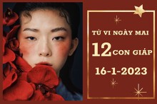 Tử vi ngày mai của 12 con giáp 16/1/2023: Hợi tài lộc ổn định, Ngọ tình yêu viên mãn