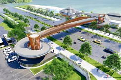 Đà Nẵng sắp có cầu vượt đi bộ qua đường Nguyễn Tất Thành