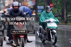 Dự báo thời tiết hôm nay 15/1/2023: Hà Nội trời chuyển rét, Đà Nẵng mưa từ chiều tối, TP HCM  ít mưa