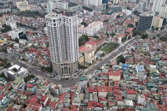 Cận cảnh đường Huỳnh Thúc Kháng kéo dài vừa hoàn thành nối Nguyễn Chí Thanh - Cầu Giấy