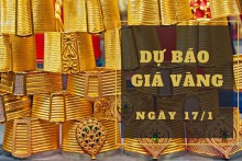 Dự báo giá vàng 17/1: Sẽ trở lại xu hướng giảm đồng loạt?