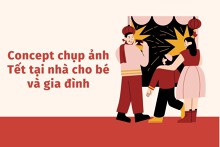 7 concept chụp ảnh Tết tại nhà cho bé và gia đình ấn tượng 2023