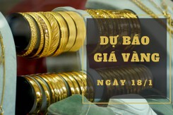 Dự báo giá vàng 18/1: Khó tăng khi thị trường thế giới đi xuống?