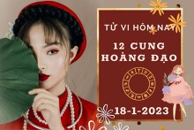 Tử vi hôm nay của 12 cung hoàng đạo ngày 18/1/2023: Sư Tử tài lộc lao dốc, Thiên Bình tình cảm chông chênh