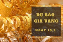 Dự báo giá vàng 19/1: Duy trì xu hướng tăng vừa phục hồi?