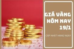 Giá vàng hôm nay 19/1: Vàng SJC biến động trái chiều từ 100.000 đồng/lượng đến 500.000 đồng/lượng