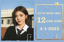 Tử vi ngày mai của 12 con giáp 4/1/2023: Tỵ tài lộc đi xuống, Tuất tình cảm khởi sắc