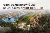 12 đại dự án hơn 29 tỷ USD sẽ mời đầu tư ở Thừa Thiên - Huế