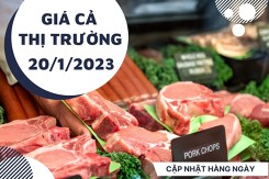 Giá cả thị trường hôm nay 20/1/2023: Siêu thị WinMart tiếp tục giảm giá thịt heo