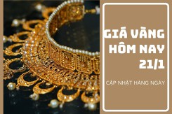 Giá vàng hôm nay 21/1: Biến động trái chiều trong phiên giao dịch cuối tuần