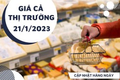 Giá cả thị trường hôm nay 21/1/2023: Thực phẩm tươi sống có giá ổn định tại nhiều siêu thị