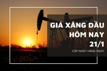 Giá xăng dầu hôm nay 21/1: Tiếp đà phục hồi, giá dầu tăng gần 2%
