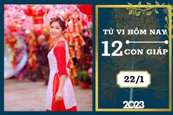 Tử vi hàng ngày hôm nay của 12 con giáp 22/1/2023: Tỵ tài lộc tăng tiến, Sửu tình duyên hạnh phúc