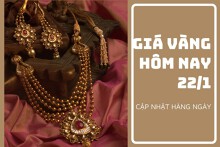 Giá vàng hôm nay 22/1: Vàng SJC điều chỉnh cao nhất 500.000 đồng/lượng trong tuần qua