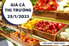 Giá cả thị trường hôm nay 25/1/2023: Rau củ tươi xanh có giá cả hợp lý tại Co.op Mart, Farmers' Market