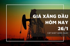 Giá xăng dầu hôm nay 26/1: Tiếp đà giảm hơn 1%